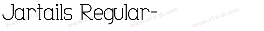 Jartails Regular字体转换